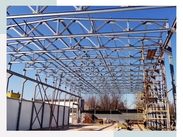 Строительство цехов в Пятигорск от 616 руб. под ключ