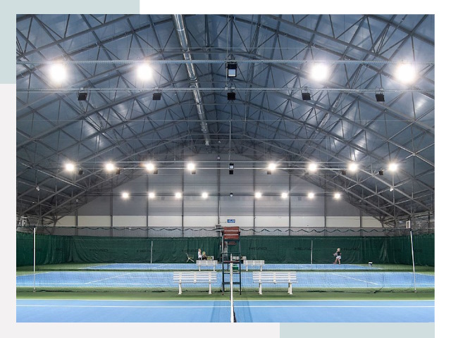 Строительство теннисных кортов в Пятигорск от 616 руб.