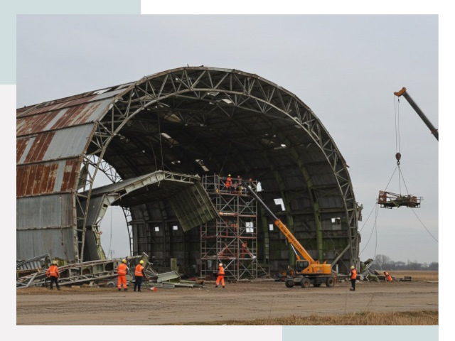 Демонтаж ангаров в Пятигорске